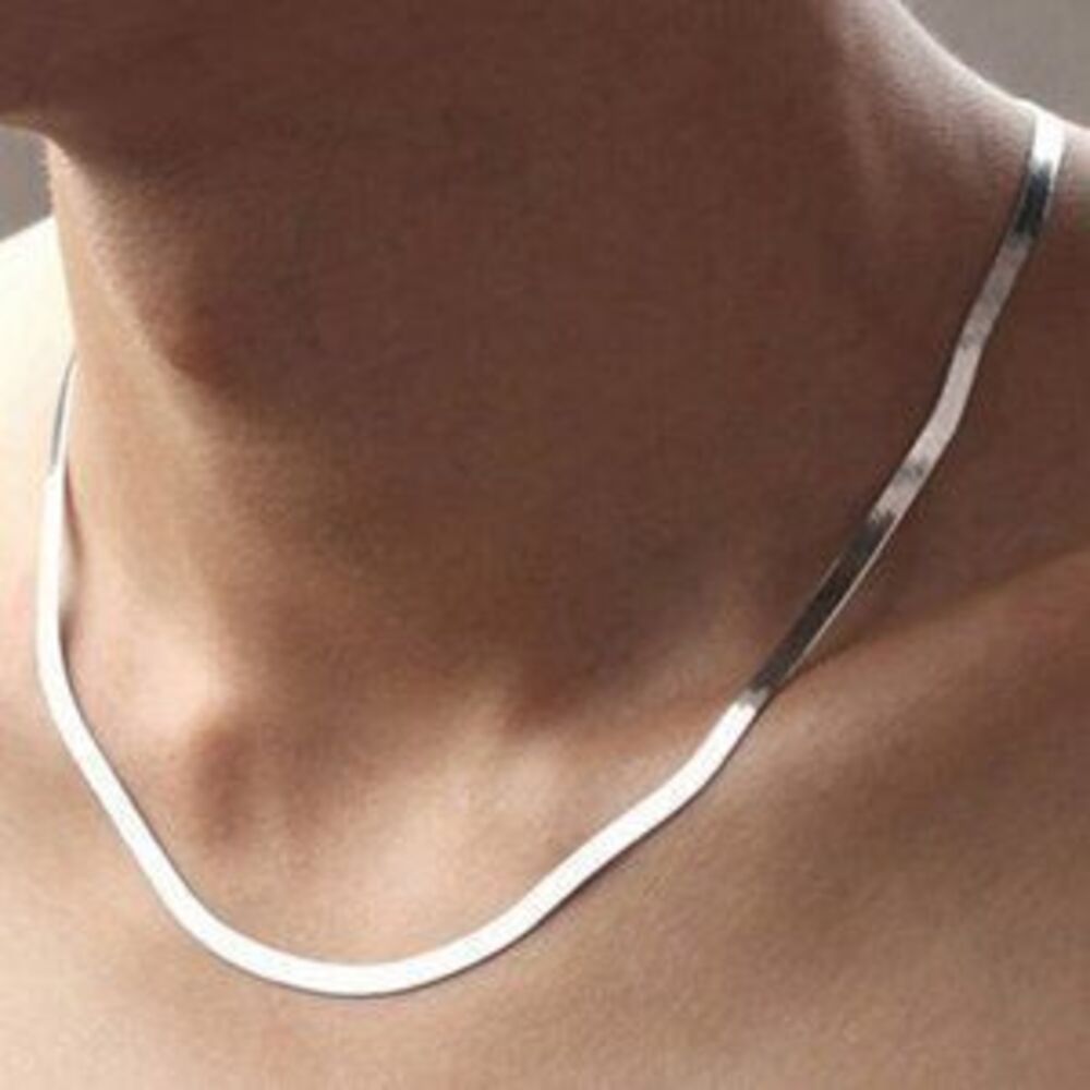 925 Sterling Silver Snake Chain Necklace